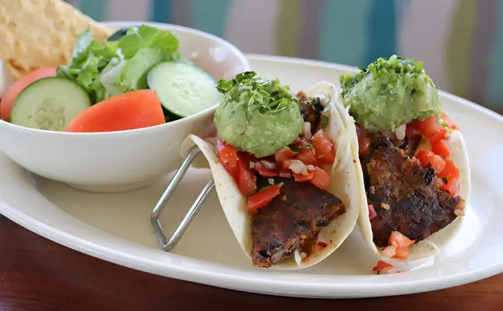 Black Bean & Guac Tacos Vegetarian