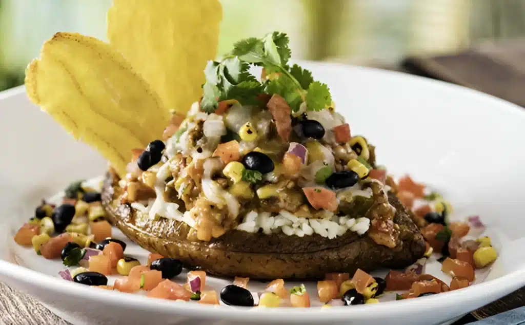 Black Bean Stuffed Plantain Bowl