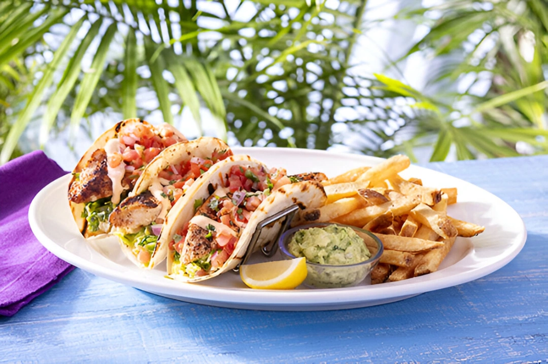 Bahama Breeze Blackened Mahi Tacos Price, Nutrition, Allergen Blackened Mahi Tacos