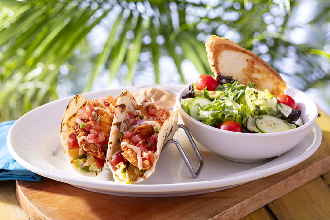 Bahama Breeze Coconut Shrimp Tacos Combo Price, Nutrition, Allergen Coconut Shrimp Tacos Combo