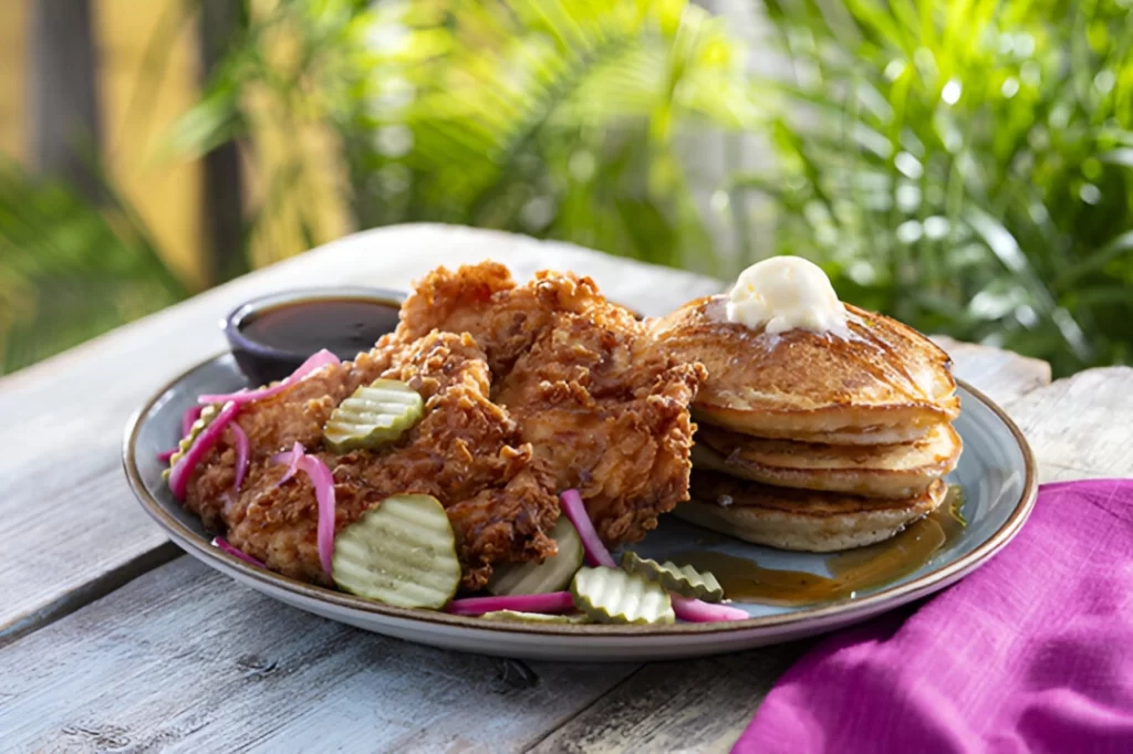 Crispy Chicken and Johnny Cakes