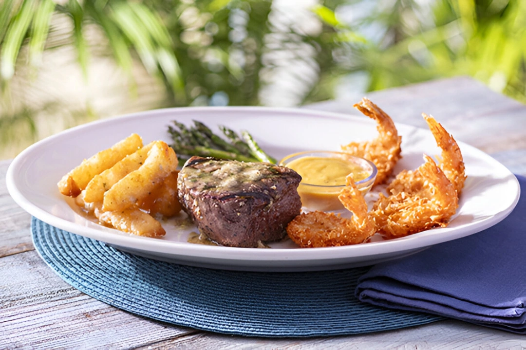 Bahama Breeze Filet Mignon and Coconut Shrimp Price, Nutrition, Allergen Filet Mignon and Coconut Shrimp
