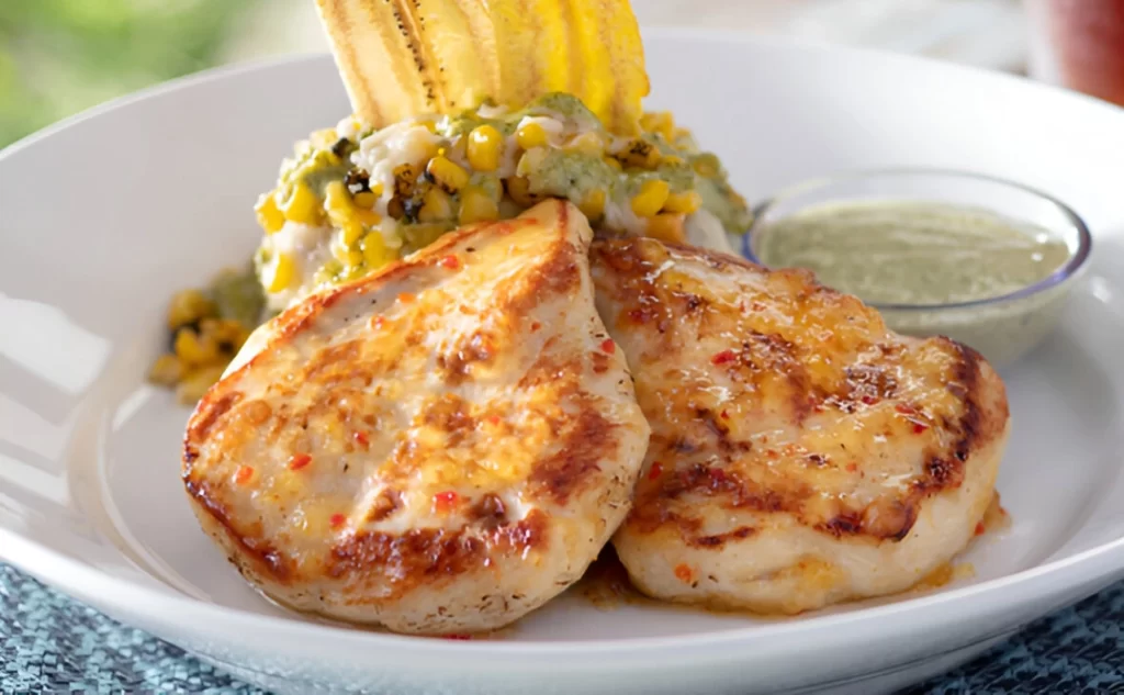 Grilled Chicken with Cilantro-Crema